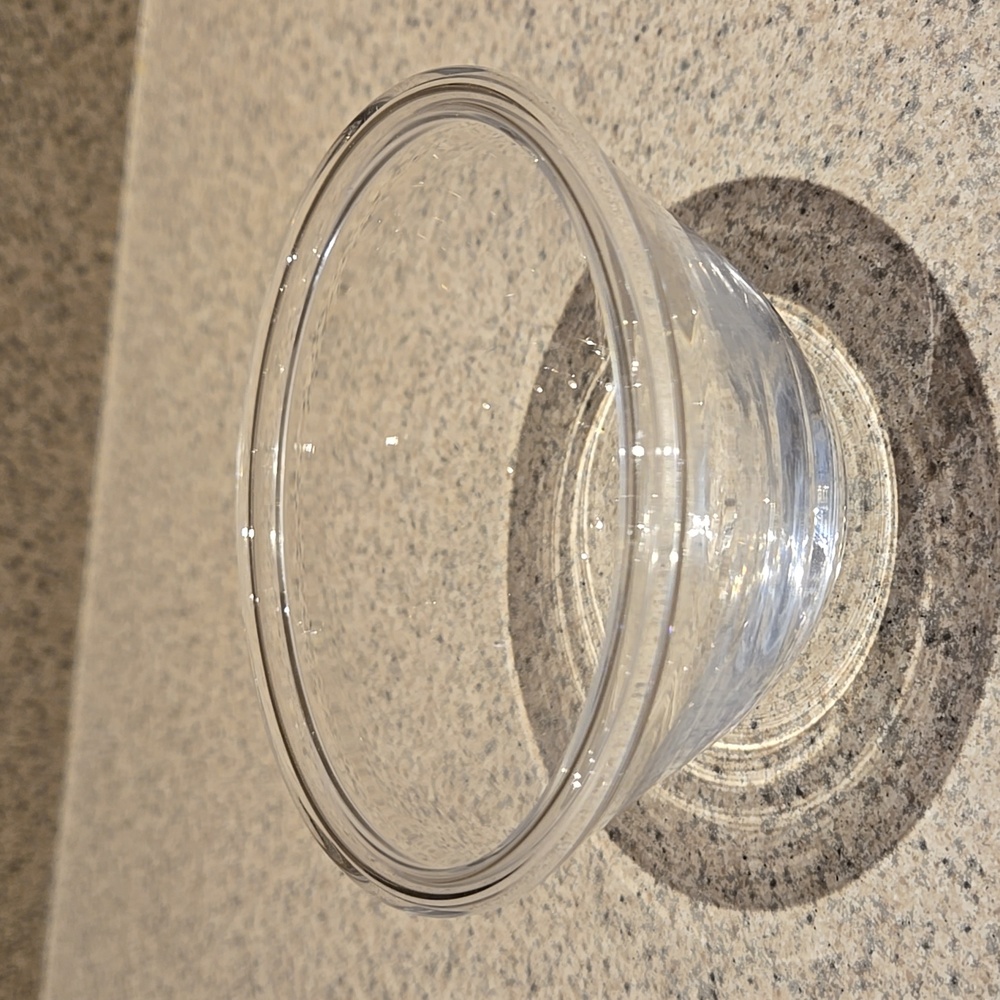 Simon Pearce 4 INCH Crystal Clear Glass Bowl. Made In Quechee Vermont!